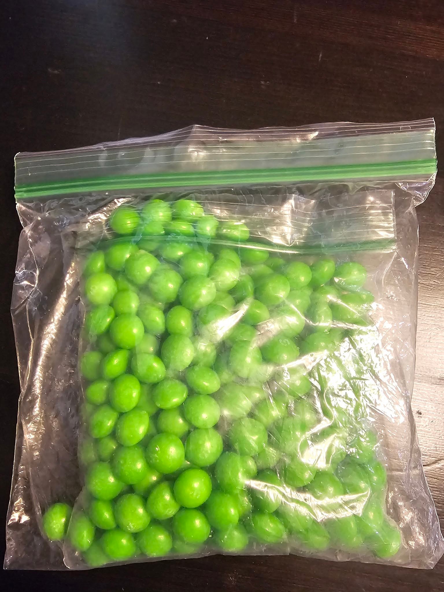The bag of green Skittles that Disco Dave and Michaela Foley prepared for DJ Natural Nate®: a symbol of their extraordinary hospitality at the Florida underground show May 2026
