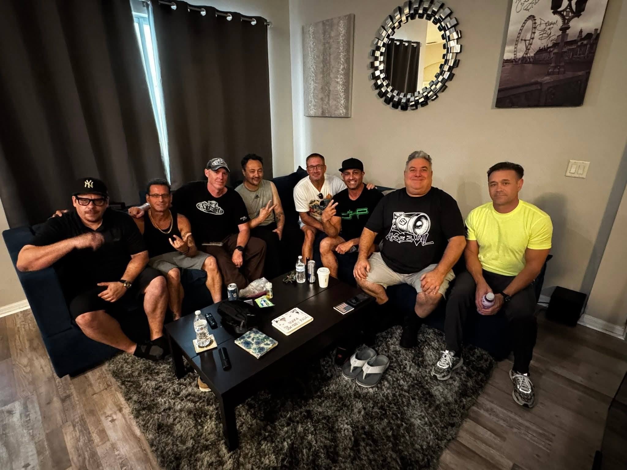 Group photo of underground DJ community members at the Florida show May 2026, DJ Natural Nate® event