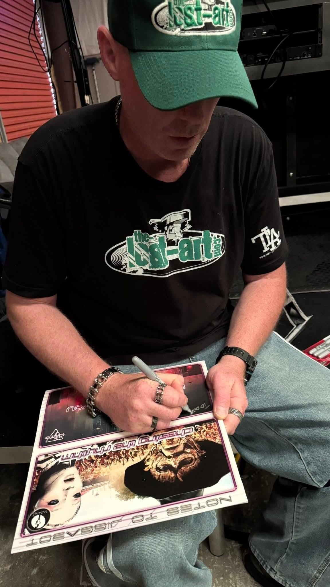 DJ Natural Nate® wearing The-Lost-Art.com branded merchandise at the Florida underground show May 2026
