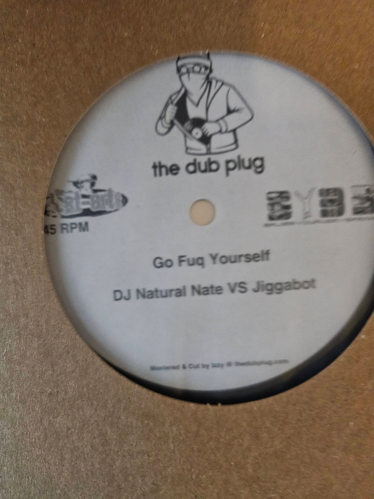 2026 Dub Plug white label test pressing series, DJ Natural Nate VS Jiggabot