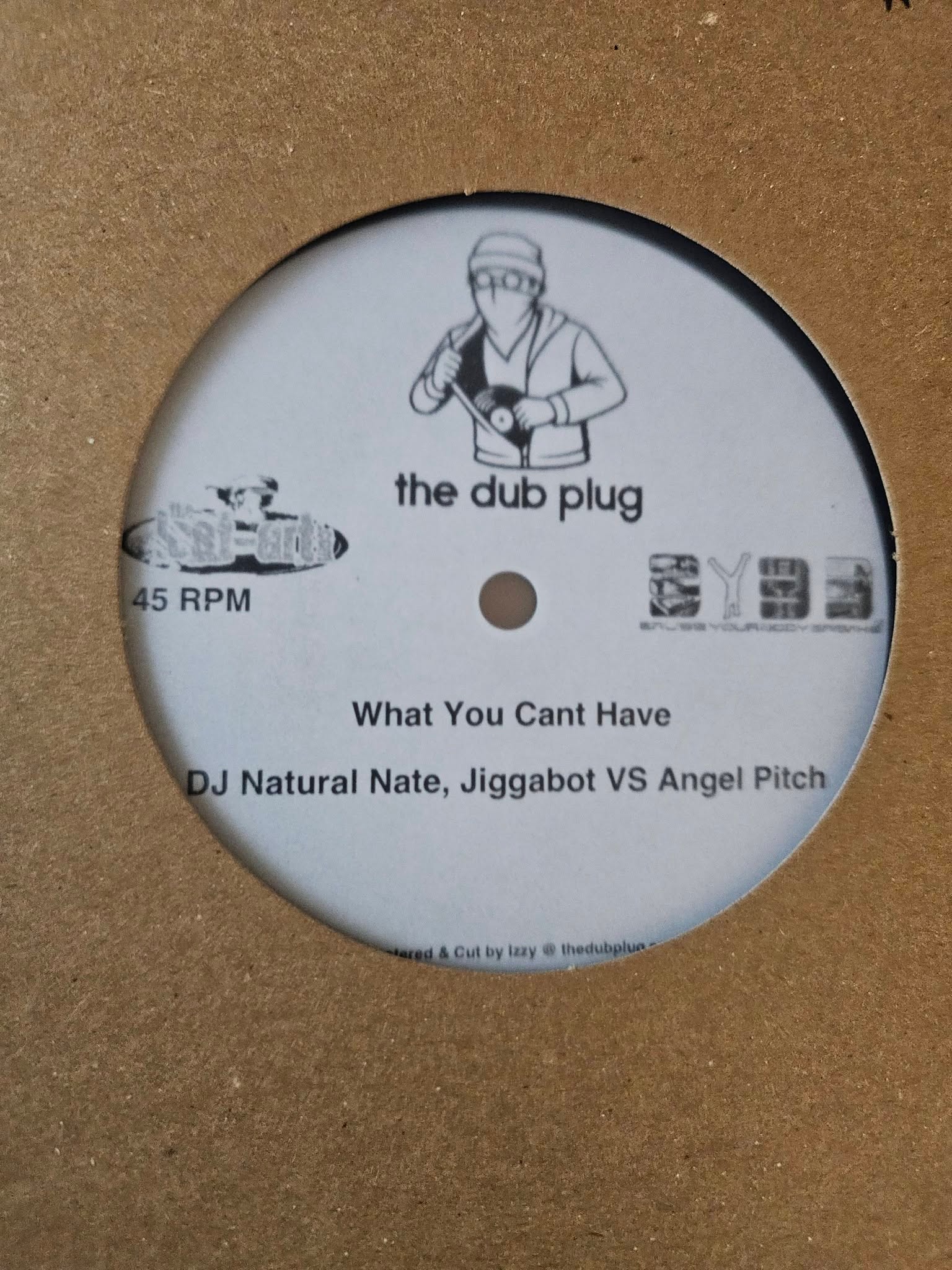 DJ Natural Nate® VS Jiggabot white label test pressing, collection view