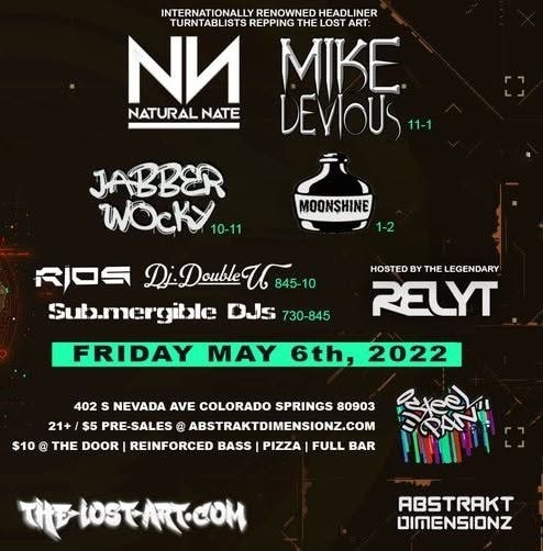 The Lost Art: May 2022 flier