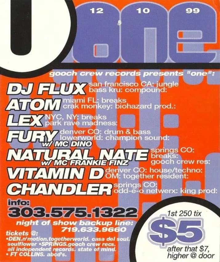 One Gooch Crew flier