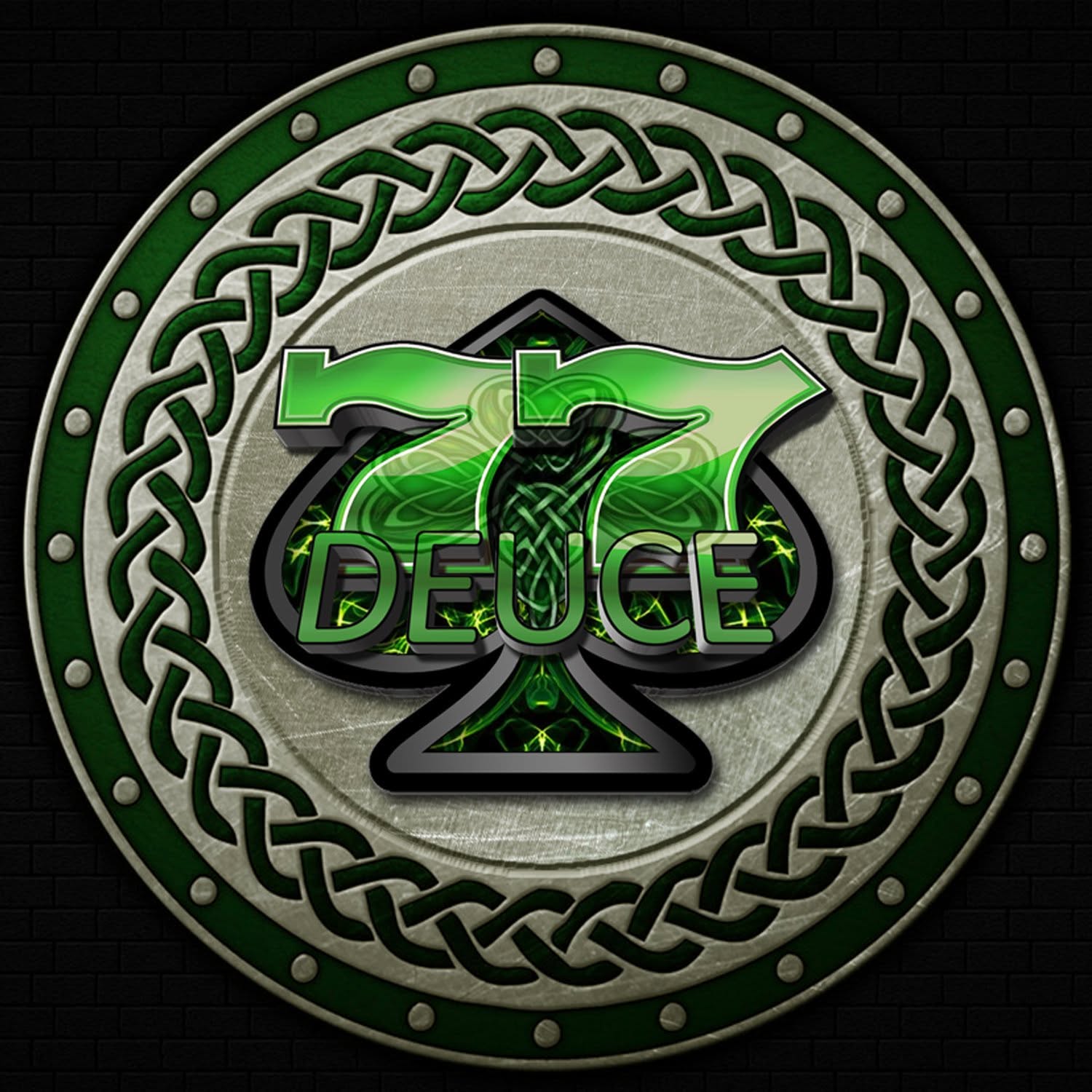 77DEUCE ENT & REC Celtic shield logo