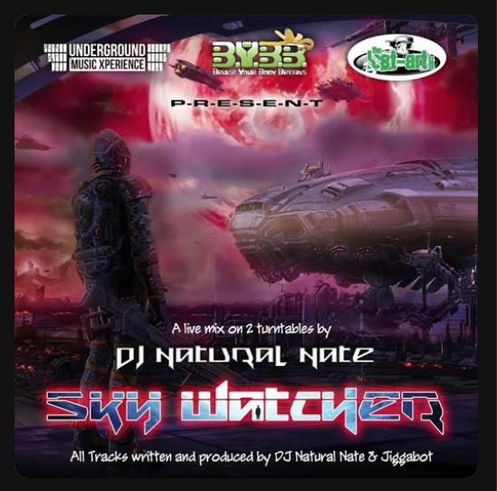 Sky Watcher official artwork, Underground Music Xperience, Bruise Your Body Breaks, The-Lost-Art.com