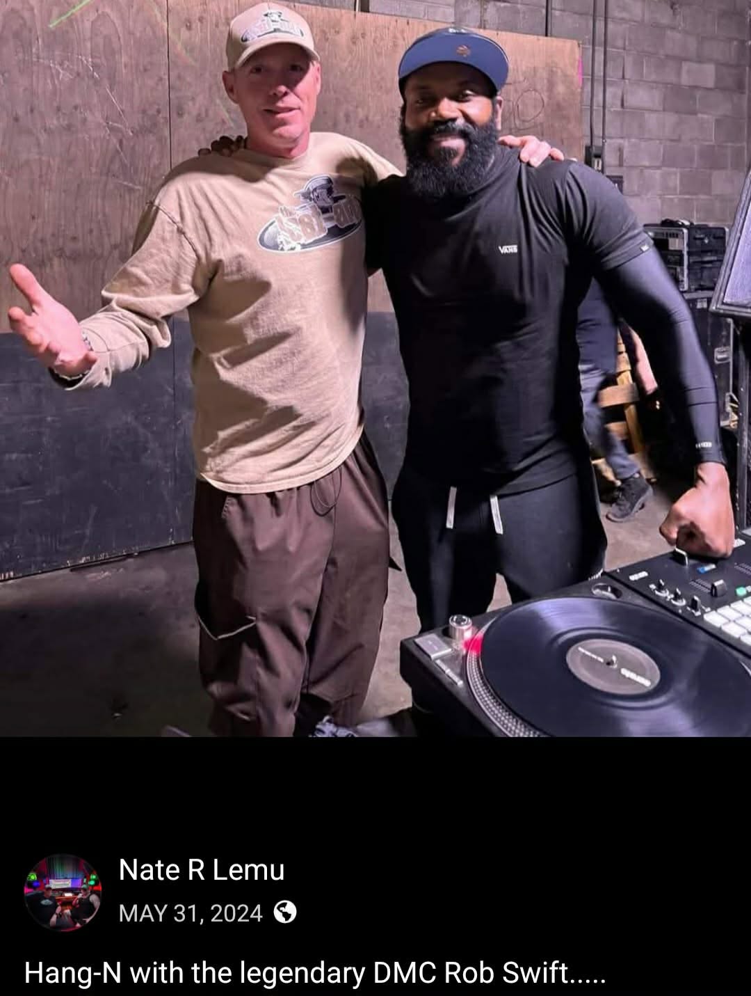 DJ Natural Nate with DMC Rob Swift